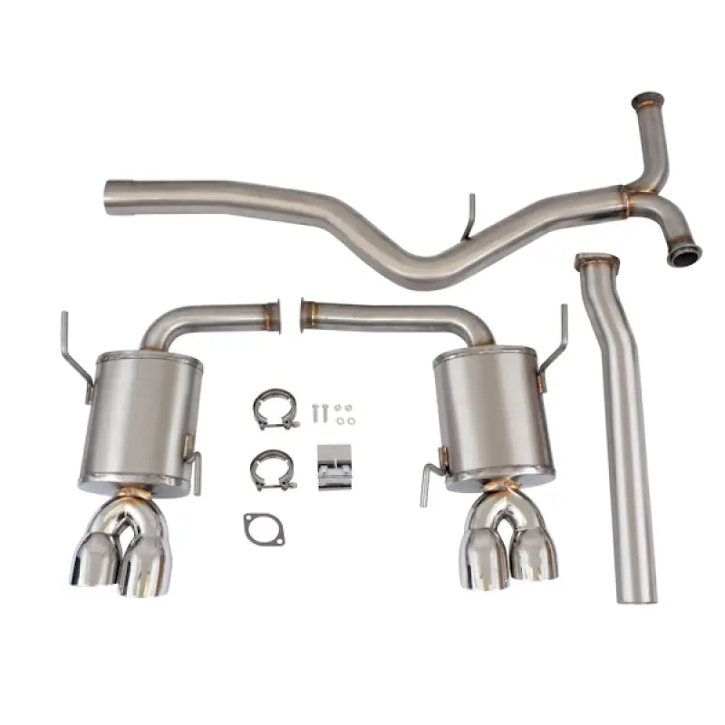 Mishimoto 2015 Subaru WRX 3in Stainless Steel Cat-Back Exhaust System Performance Upgrade