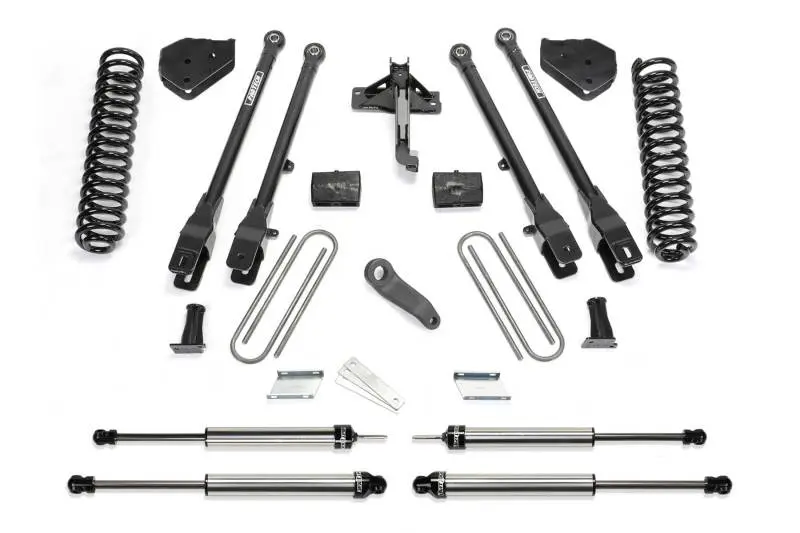 Fabtech 6in 4Link System 17-21 Ford F250 F350 4WD Gas Coils and DLSS Shocks
