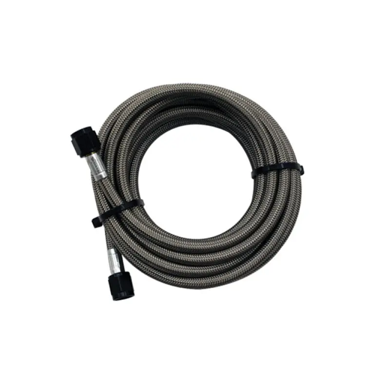 Snow Performance 5 Foot Stainless Steel Braided 4AN Black Water Methanol Injection Line