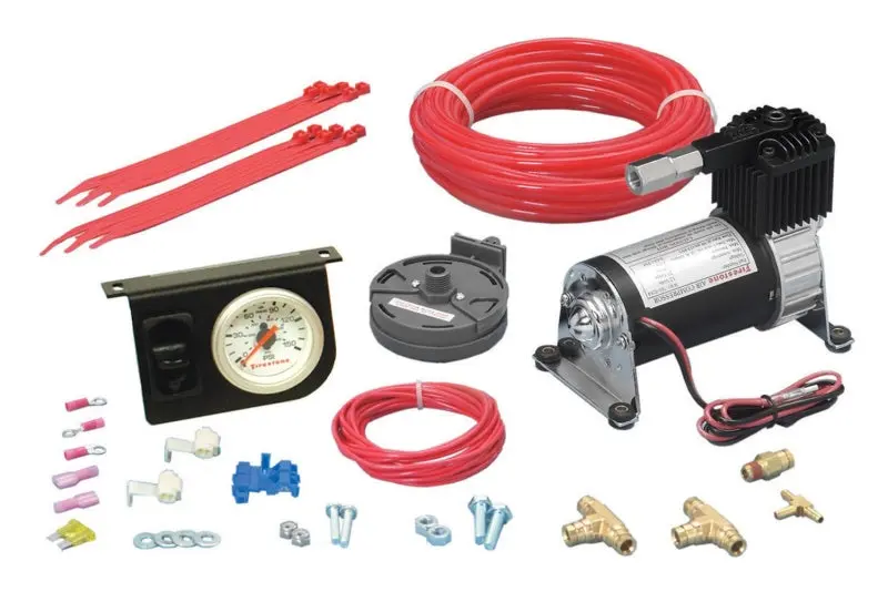 Firestone Level Command II Standard Duty Single Analog Air Compressor System Kit
