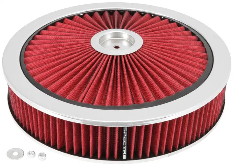 Spectre ExtraFlow HPR Air Cleaner Assembly 14in x 3in Red
