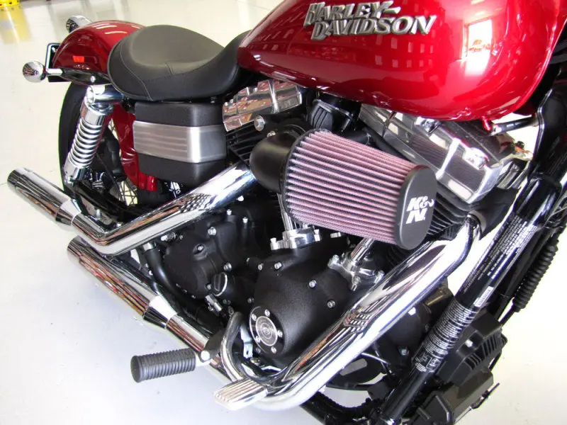 K&N 01-14 Harley Davidson Softail DYNA Performance Intake Kit High Flow Air Filter K&N Engineering