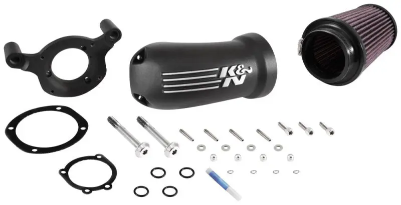 K&N 01-17 Harley Davidson Softail / Dyna FI Performance Air Intake System K&N Engineering