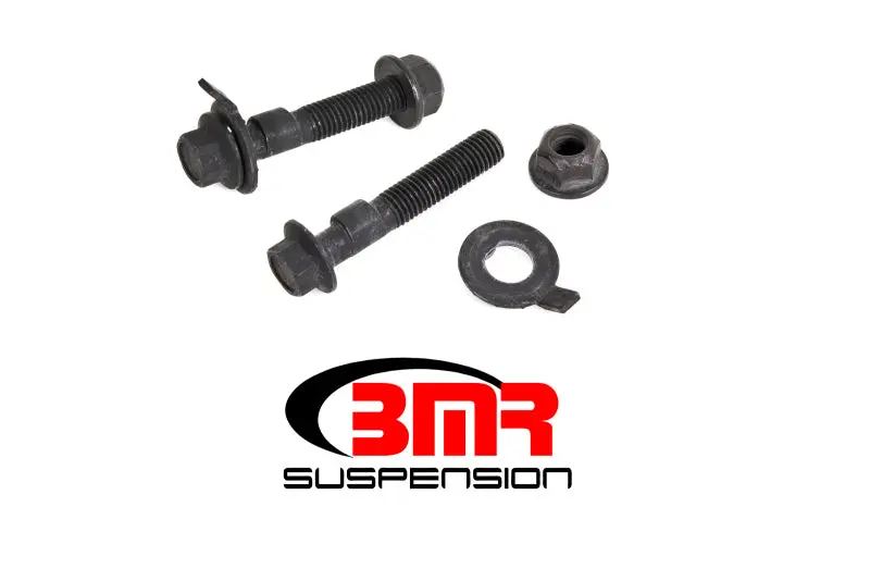 BMR 15-17 S550 Mustang Front Camber Bolts 2.5 Degree Offset Black BMR Suspension