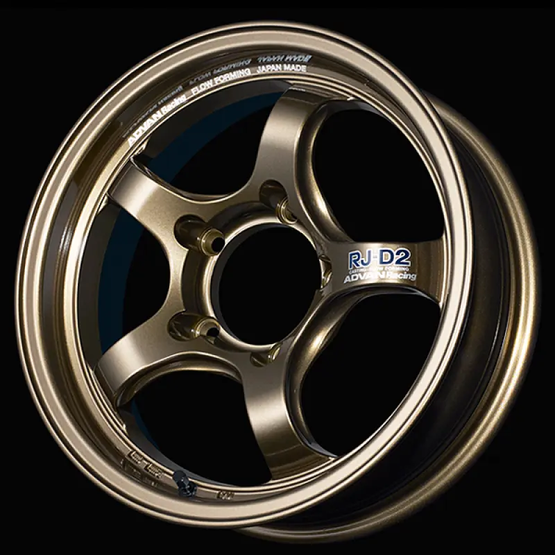 Advan RG-D2 17x8.5 -10mm 6-139.7 Racing Umber Bronze Metallic Wheel Trucks