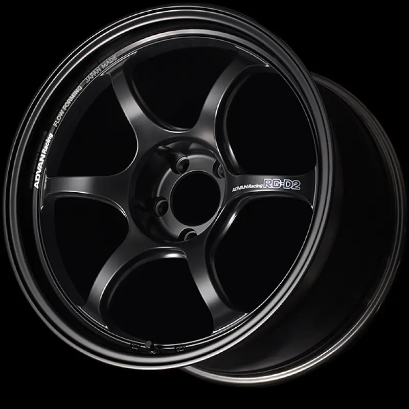 Advan RG-D2 17x8.5 -10MM 6-139.7 Semi Gloss Black Wheel Off-Road Vehicles