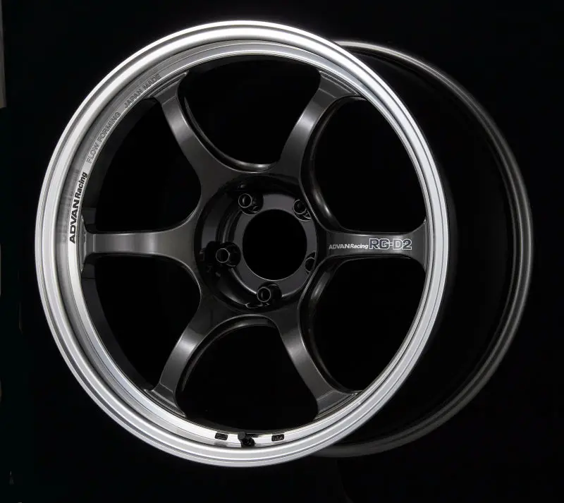 Advan RG-D2 18x9.0 +43 5-114.3 Machining & Black Gunmetallic Wheel Luxury Cars