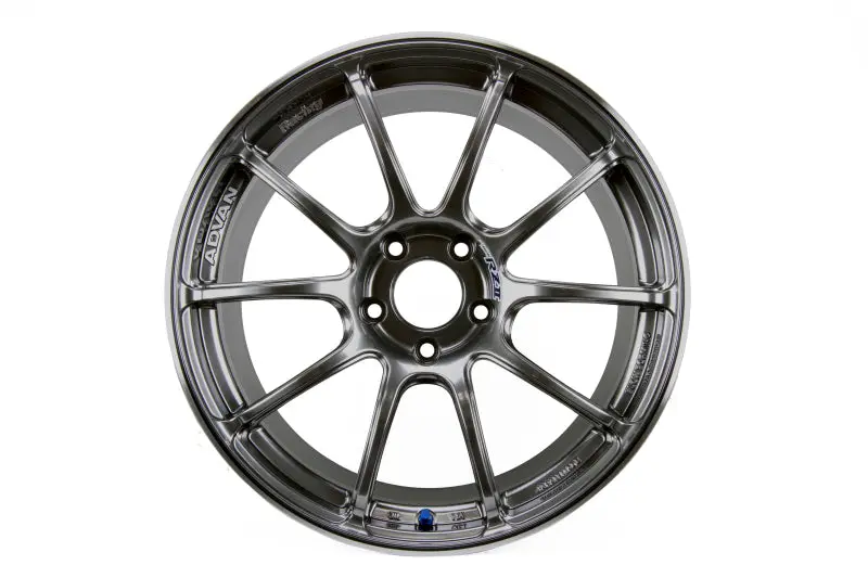 Advan RZII 18x10.0 +25 5-114.3 Racing Hyper Black Wheel High-Performance Cars