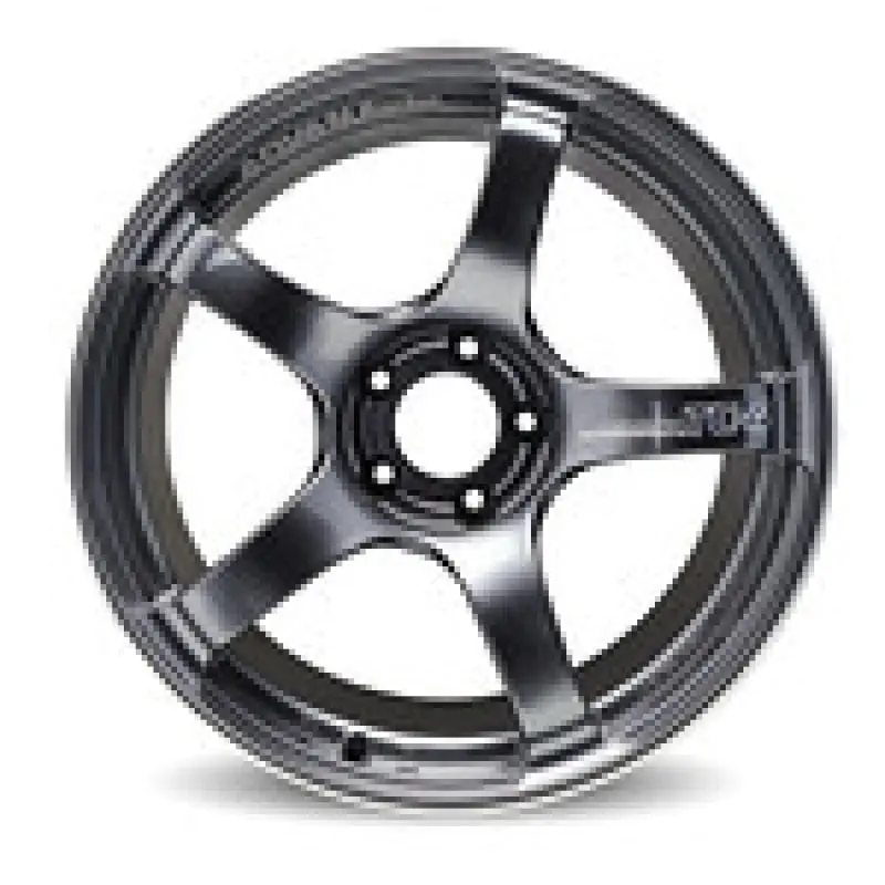 Advan TC4 18x10 +25 5-114.3 Racing Gunmetallic and Ring Wheel Wide Fitment