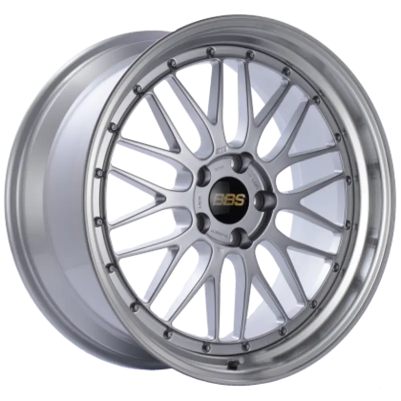 BBS LM 20x8.5 5x112 ET38 Diamond Silver Center Diamond Cut Lip Wheel
