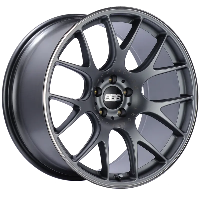 BBS CH-R 20x10.5 5x112 ET25 Satin Titanium Wheel Polished Rim Protector