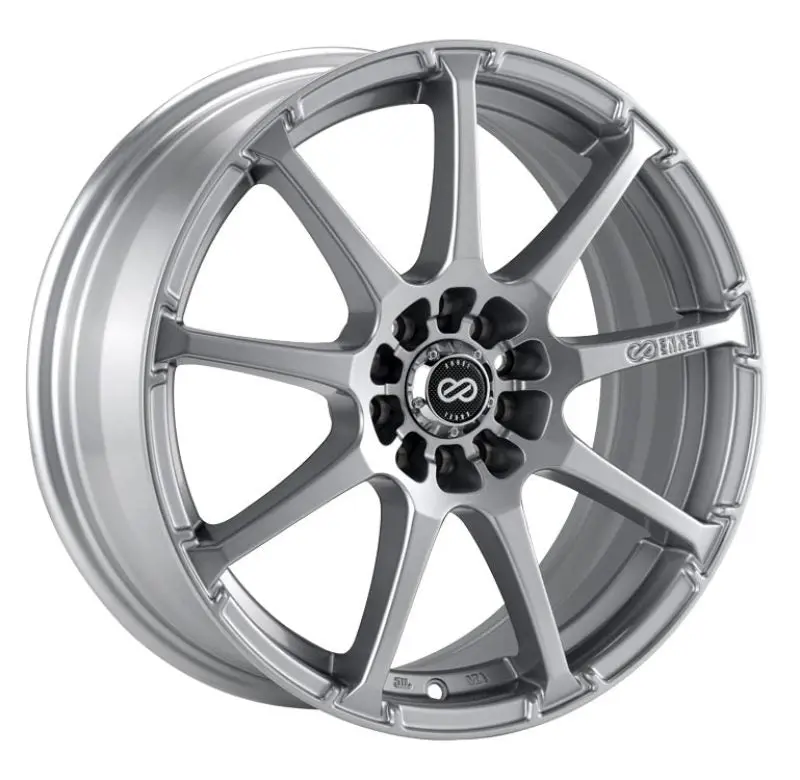 Enkei EDR9 17x7 Silver Wheel 5x100/114.3 Bolt Pattern 45mm Offset 72.6 Bore Diameter