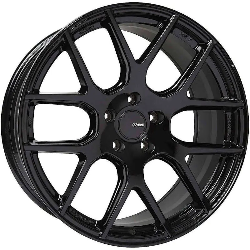 Enkei XM-6 18x8 Gloss Black Wheel 5x114.3 35mm Offset 72.6mm Bore