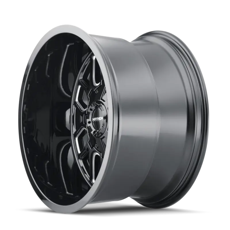 Mayhem 8107 Cogent 20x10 Black Wheel 6x135 BP -24mm Offset 106mm Hub Milled Spokes
