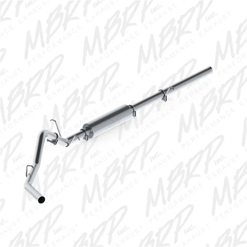 MBRP 2009-2013 Chev GMC 1500 4.8L 5.3L Excluding 8ft Bed Cat Back Single Side AL P Series Exhaust