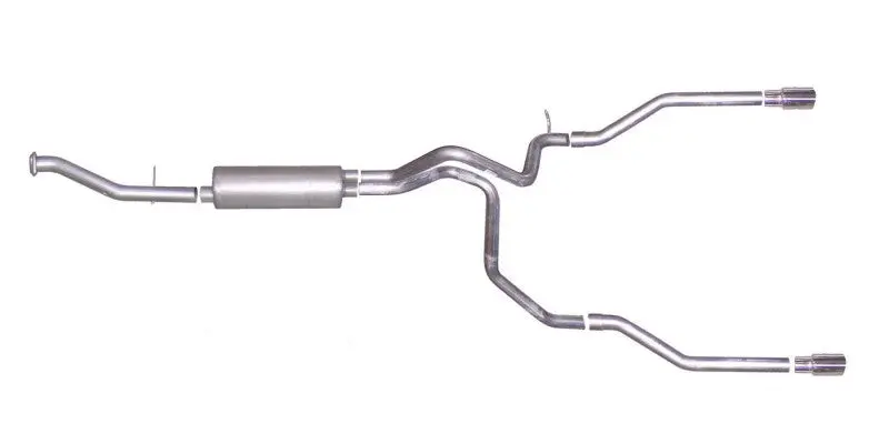 Gibson 02-05 Chevrolet Avalanche 1500 5.3L 2.25in Cat-Back Dual Split Exhaust Aluminized
