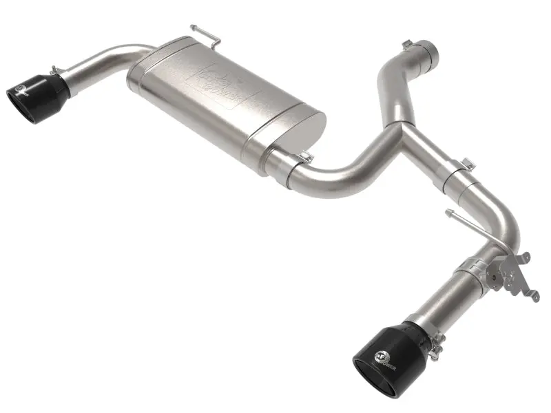 aFe MACHForce XP Axle-Back Exhaust 15-21 BMW X1 2.0L Black Tips