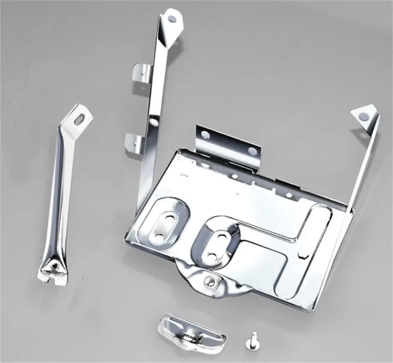 Rugged Ridge Stainless Steel Battery Tray Kit 76-86 Jeep CJ