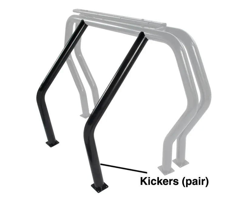 Go Rhino RHINO Bed Bar Kickers Black