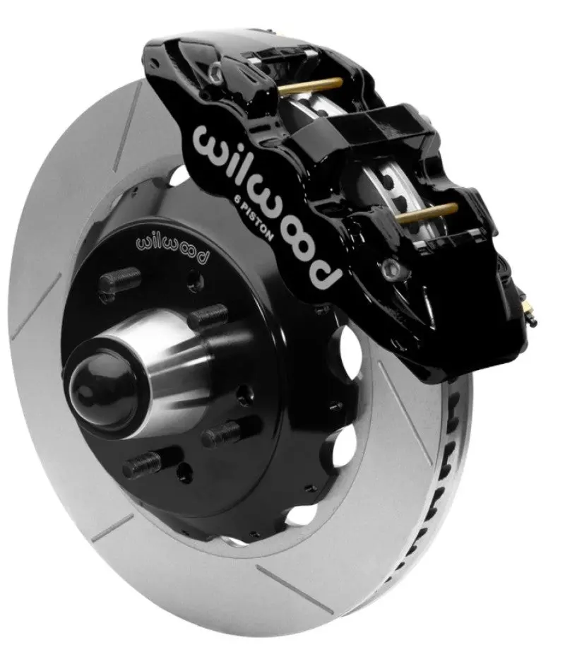 Wilwood Forged Narrow Superlite 6R Front Big Brake Kit 14.00in Rotors 67-86 Chevy C1500 Black