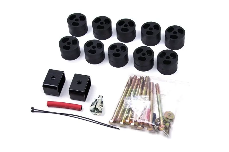 Zone Offroad 07-18 Jeep Wrangler JK 2in Body Lift Kit Enhanced Ground Clearance