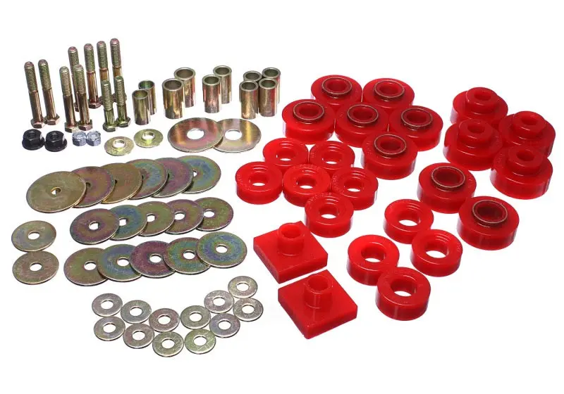 Energy Suspension 68-72 Oldsmobile Cutlass Red Body Mount Set Classic Cars