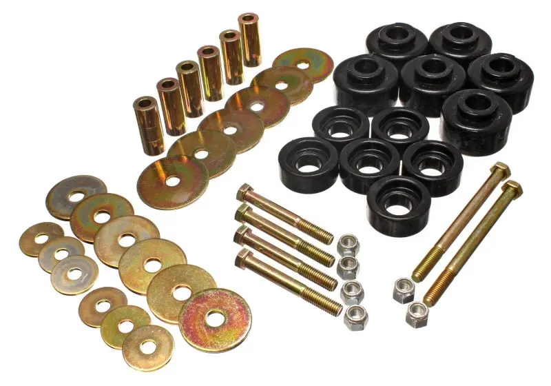 Energy Suspension 97-03 Ford F-100/F-150 2WD/F250 2WD Black Body Mount Set
