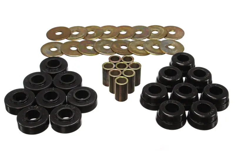 Energy Suspension GM Body Mount Set Hardware - Black