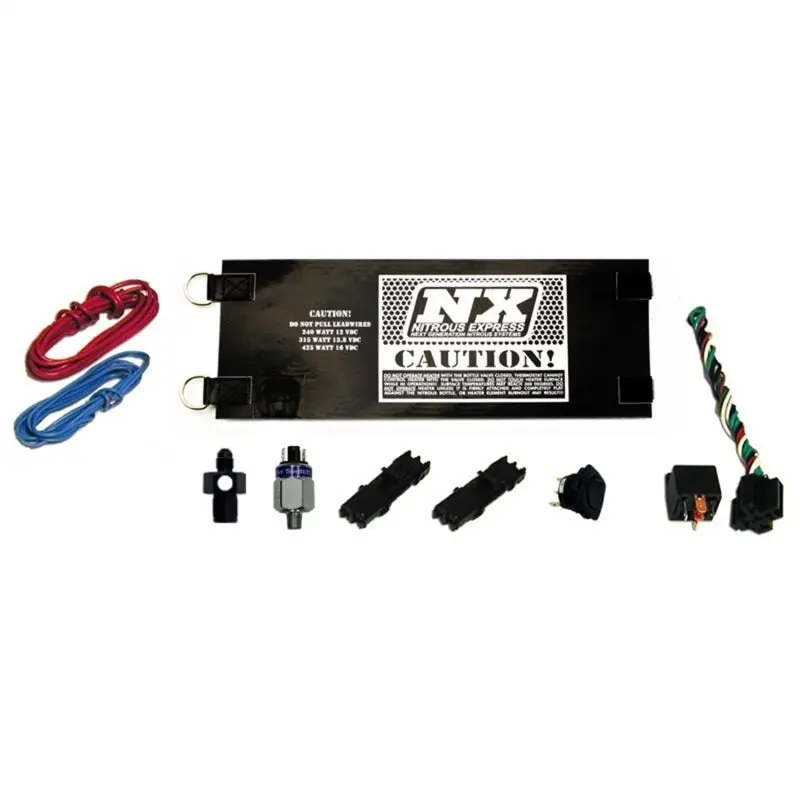 Nitrous Express Heavy Duty Fully Automatic Bottle Heater Excluding Pressure Gauge 4AN 14Amps