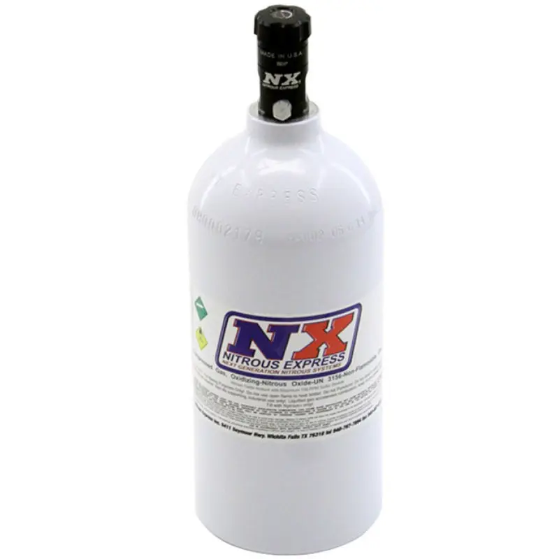 Nitrous Express 2.5lb Bottle Motorcycle Valve 4.38 Dia x 12.37 Tall
