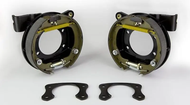 Wilwood Disc Drum Brake Brackets Pair Big Ford New Style 2.50in Offset 11x0.81 Rotor