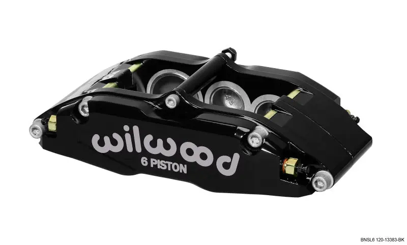 Wilwood Caliper BNSL6-RH-Black 1.62/1.12/1.12in Pistons 1.10in Disc