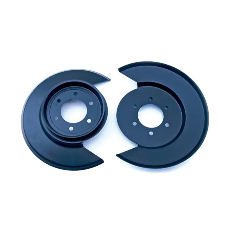 Rugged Ridge 77-78 Jeep CJ Black Disc Brake Dust Shield Protection Kit