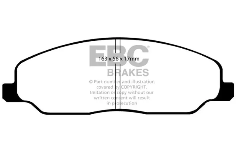 EBC Bluestuff Front Brake Pads 05-10 Ford Mustang 4.0