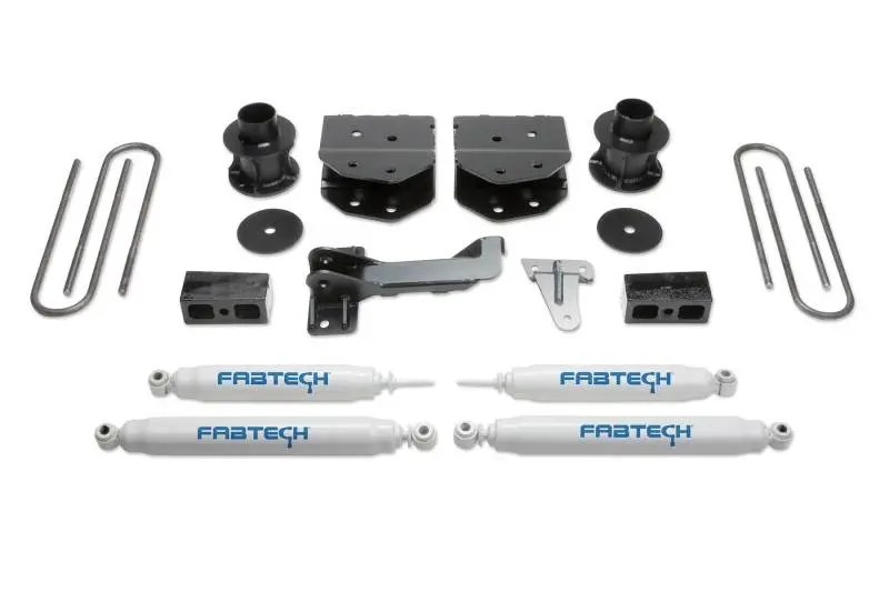 Fabtech 08-16 Ford F250/350/450 4WD 8 Lug 4in Budget System Performance Shocks