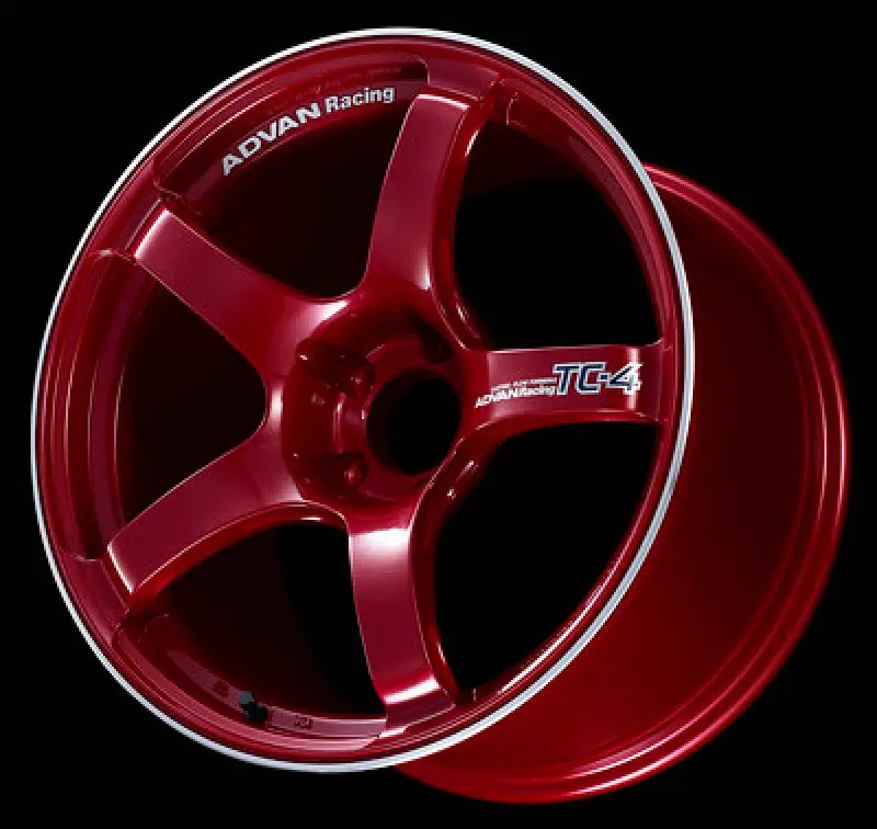 Advan TC4 18x9.5 +38 5-120 Racing Candy Red Wheel Bulk Order 20 Units