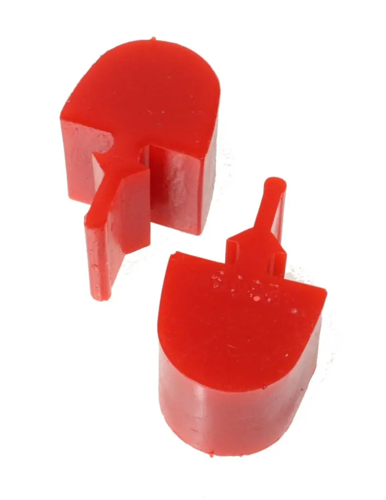 Energy Suspension GM Pull Thru Style Red Bump Stop Set Performance Suspension