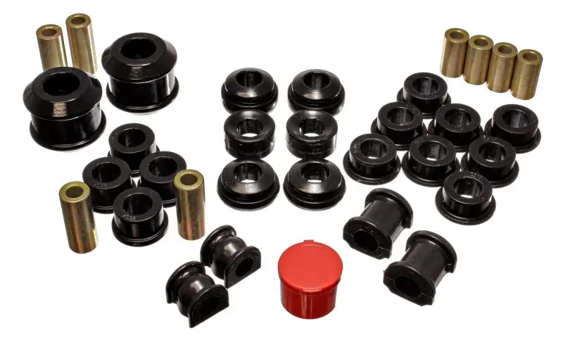 Energy Suspension 02-04 Acura RSX Type S Black Hyper-Flex Master Bushing Set