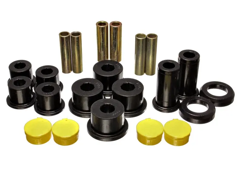 Energy Suspension 2WD 4WD Rear Leaf Spring Bushings Black Polyurethane Kit