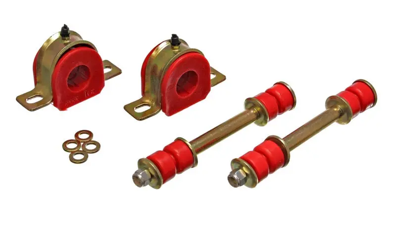 Energy Suspension 82-04 GM Blazer S-10 S-15 Pickup Red Front Sway Bar Bushing Set End Links