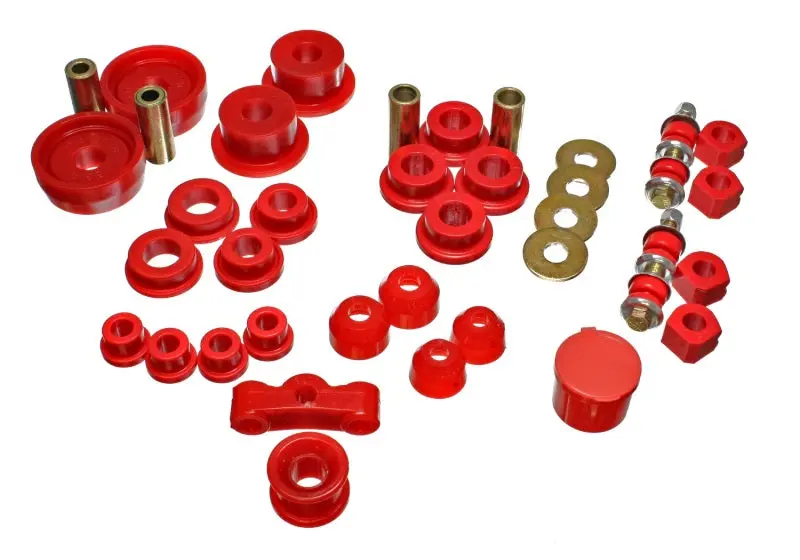 Energy Suspension 84-87 Honda Civic CRX Red Hyper-Flex Master Bushing Set