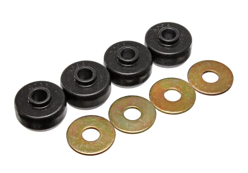 Energy Suspension 84-96 Chevy Corvette Black Spring Cushions Rear Leaf Spring Bushing Set