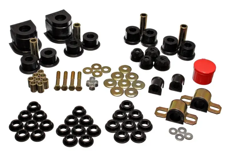 Energy Suspension 86-91 Mazda RX7 Black Hyper-Flex Master Bushing Set Ultimate Durability