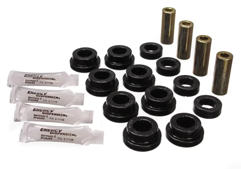 Energy Suspension 89-95 Honda Civic CRX 93-97 Del Sol VTEC Black Rear Control Arm Bushing Set