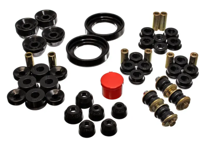 Energy Suspension 90-93 Honda Accord Odyssey Black Hyper-Flex Master Bushing Set
