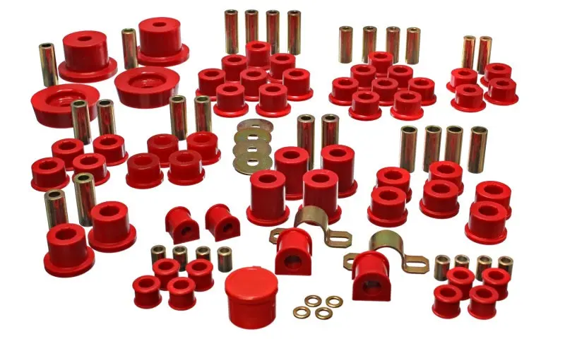 Energy Suspension 90-97 Mazda Miata Red Hyper-Flex Master Bushing Set Improved Handling