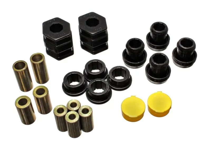 Energy Suspension 96-00 Honda Civic CRX Black Front Control Arm Bushing Set