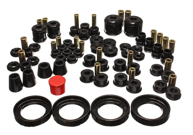 Energy Suspension 97-01 Honda Prelude Type SH Black Hyper-Flex Master Bushing Set