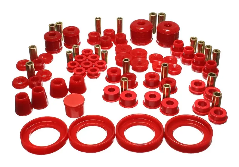 Energy Suspension 97-01 Honda Prelude Type SH Red Hyper-Flex Master Bushing Set