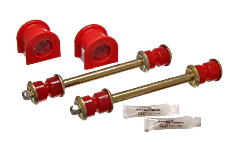 Energy Suspension 98-01 Ford Explorer Bronco 2WD 4WD 34mm Red Front Sway Bar Bushing Set